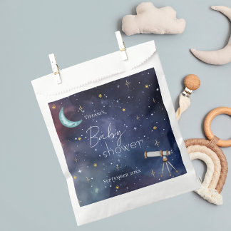 Boy Girl Celestial Sky Moon & Stars Baby Shower Favour Bag
