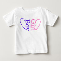 Boy Girl Heart Baby | Twin Gender Reveal