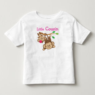 Boy, Girl Monkeys Little Cousin Toddler T-shirt