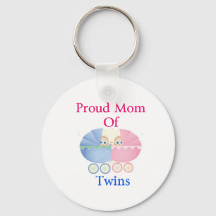 Boy/Girl Twins Keychain
