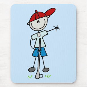 Boy Golfer Tshirts and Gifts Mouse Pad