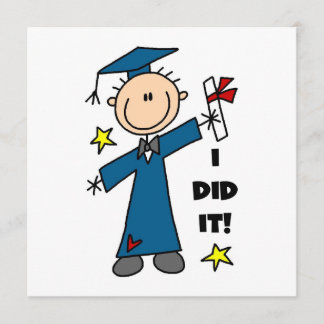 Boy Graduate Announcement