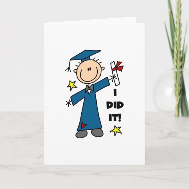 Boy Graduate Card (Front)