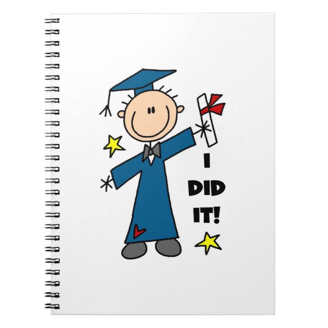 Boy Graduate Notebook (Front)