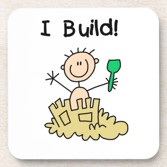Boy I Build Coaster (Front)