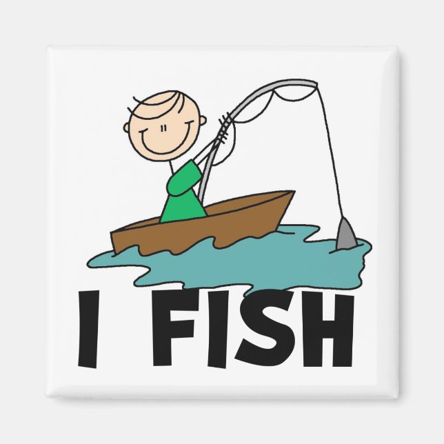 Boy I Fish Magnet (Front)