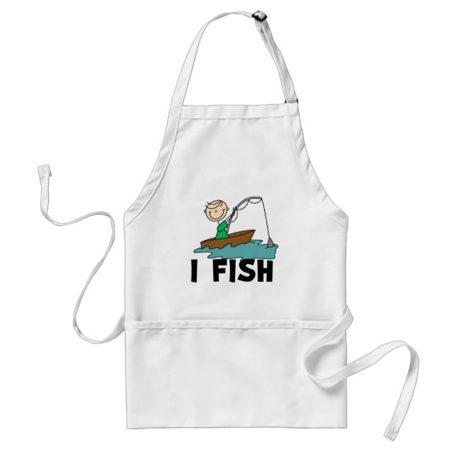 Boy I Fish  Standard Apron (Front)