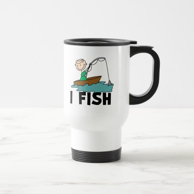 Boy I Fish Travel Mug (Right)