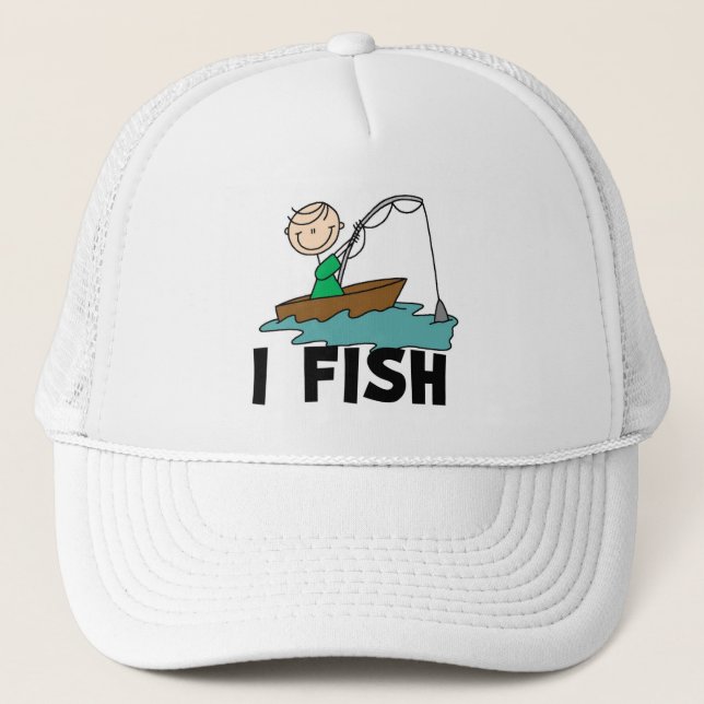 Boy I Fish Trucker Hat (Front)