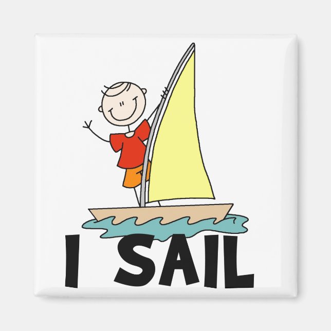 Boy I Sail Magnet (Front)