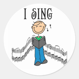 Boy I Sing Sticker