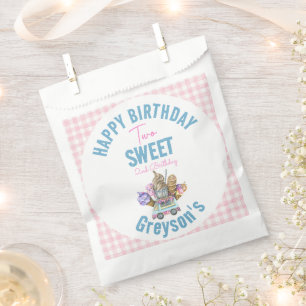Boy Ice Cream Truck Two Sweet 2nd Birthday Party Favour Bag