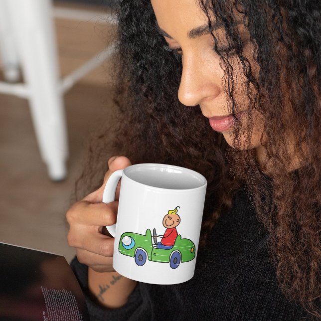 Boy In A Green Car Mug (Creator Uploaded)