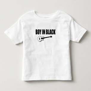 Boy In Black Toddler T-shirt