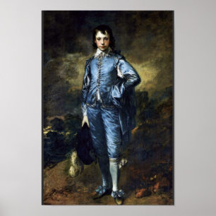 Boy In Blue (Portrait Of Jonathan Buttall) By Gain Poster