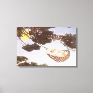 Boy in Hassoc Tree by Jessie Willcox Smith Canvas Print