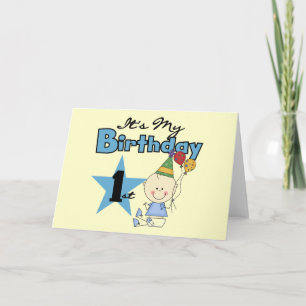 Boy It's My Birthday Tshirts and Gifts Card