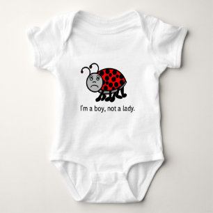 Boy Lady Bug Baby Bodysuit