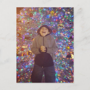 Boy Laughing Postcard