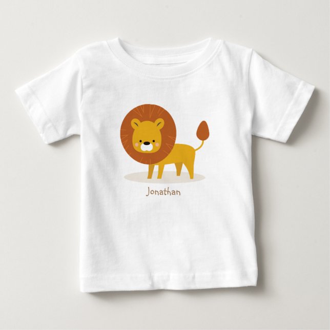 Boy lion baby shirts (Front)
