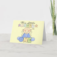 Boy Little Angel 1st Birthday Tshirts and Gifts