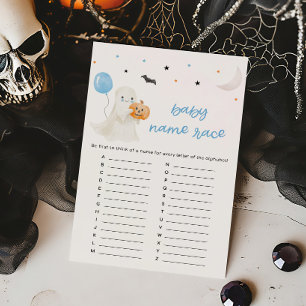 Boy Little Boo Baby Shower Baby Name Race Game