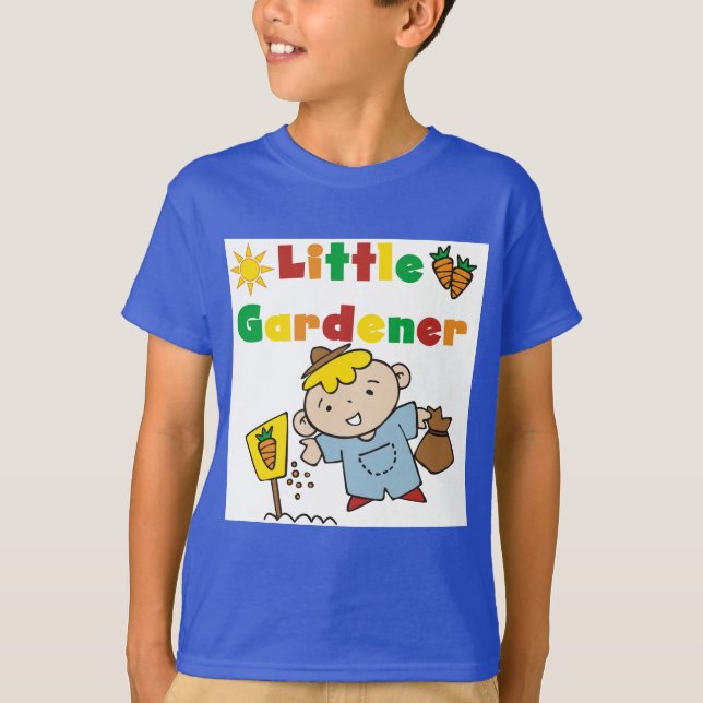Boy Little Gardener Tshirts and Gifts (Front)