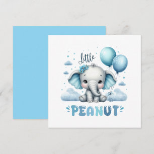 Boy Little Peanut Invitation