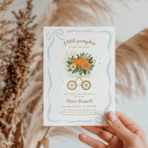 Boy Little Pumpkin Baby Shower
