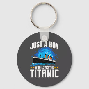 Boy Loves Titanic Keychain