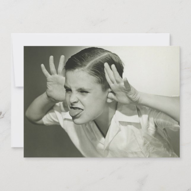 Boy Making Face (Front)