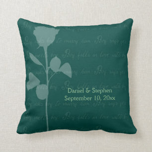 Boy Meets Boy Throw Pillow