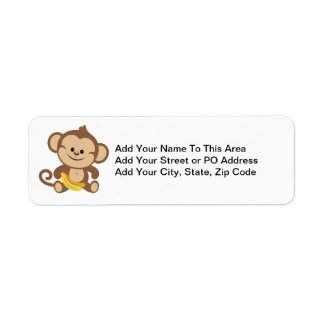 Boy Monkey With Banana