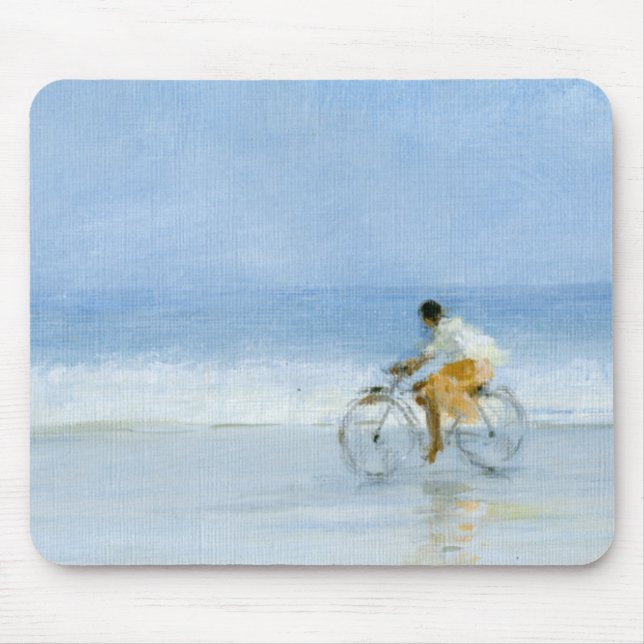 Boy on Bicycle  2 Mouse Pad (Front)