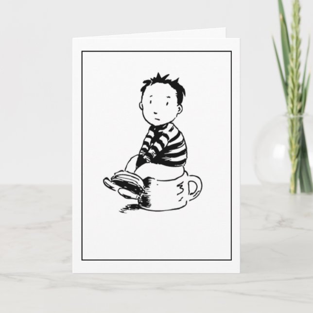 Boy On Pot Card (Front)