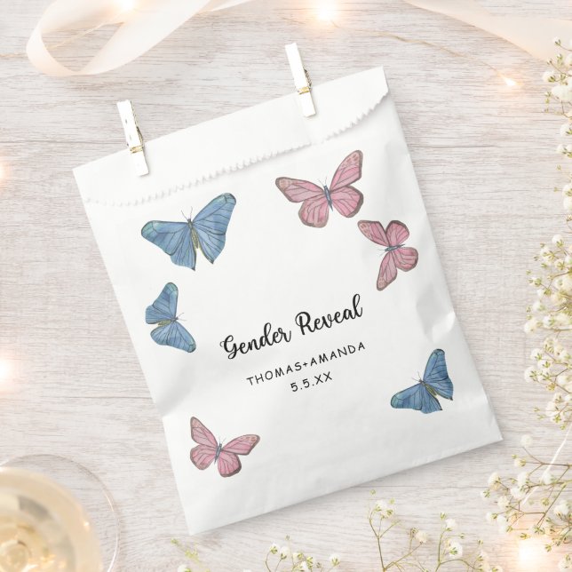 Boy or girl. Gender reveal Favour Bag (Clipped)