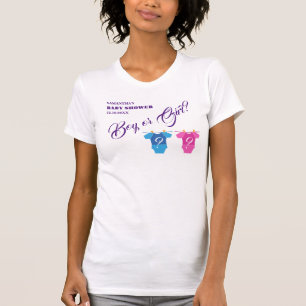 Boy or Girl? Mommy to Be Baby Shower Girls T-Shirt