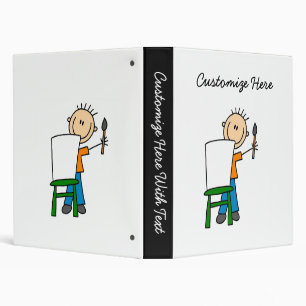 Boy Painting Binder