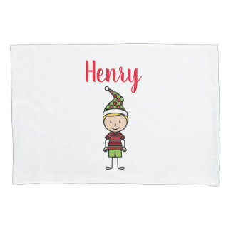 Boy Personalized Christmas Pillowcase