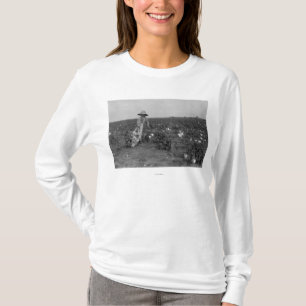 Boy Picking Cotton Photograph West, Texas T-Shirt