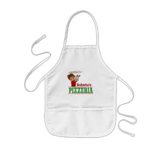 Boy Pizza Party Apron
