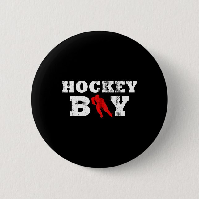 Boy Player Silhouette Sport Gift  2 Inch Round Button (Front)