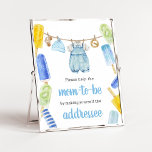 Boy Popsicle Baby Shower Envelope Station Poster<br><div class="desc">Make your event special with this Popsicle Baby Shower with our cute and lovely printable Envelope Station Sign featuring adorable Baby Clothes Baby Shower theme. Download,  personalize,  and create lasting memories with this perfect touch for your joyous celebration!
 
BS1076</div>