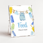 Boy Popsicle Baby Shower Food Poster<br><div class="desc">Make your event special with this Popsicle Baby Shower with our cute and lovely printable Food Sign featuring adorable Baby Clothes Baby Shower theme. Download,  personalize,  and create lasting memories with this perfect touch for your joyous celebration!
 
BS1076</div>