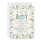 Boy Pumpkin & Eucalyptus Baby Shower
