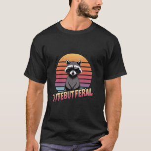Boy Raccoon Racoon Kids Funny Animal Toddler Cute T-Shirt