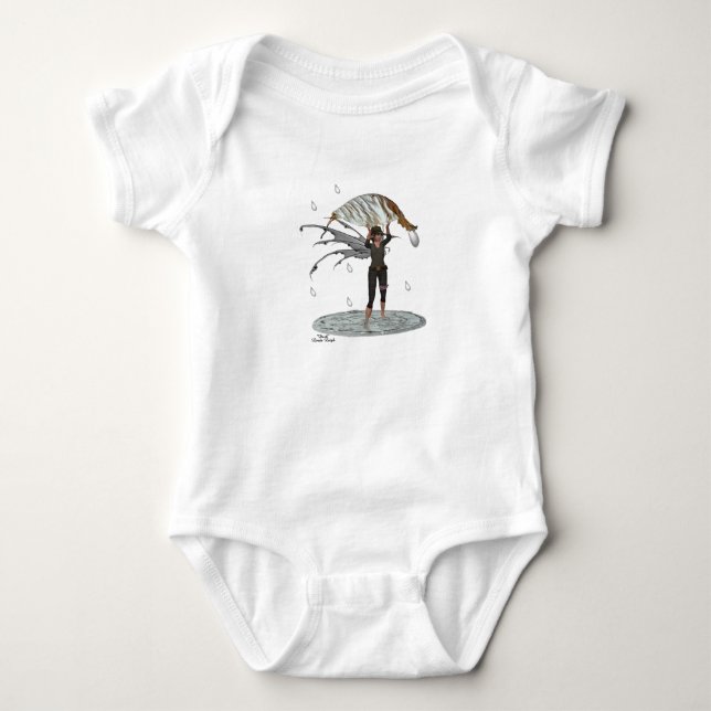 Boy Rain Fairy With Leaf Bodysuit (Front)