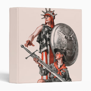 Boy Scout and Liberty Binder