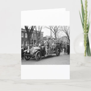 Boy Scout Fire Drill, 1910s Card