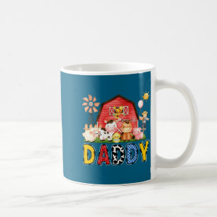 Boy Shirt Daddy Farm Cow Birthday Matching Coffee Mug